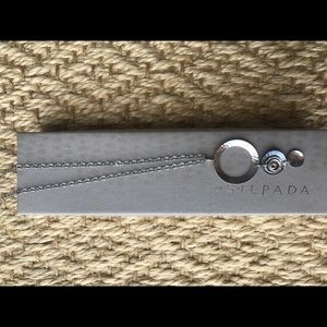 Silpada sterling silver spiral swirl necklace